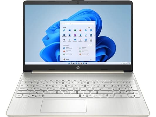 لابتوب HP 15 Slim فضي لامع